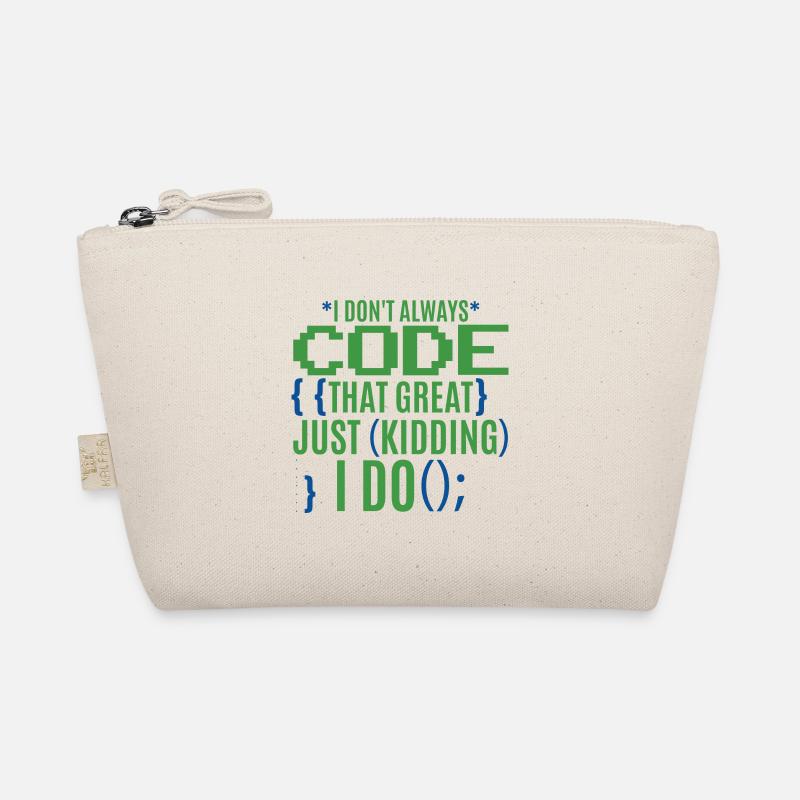 Funny Coder Programmer IT Organic Pouch