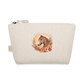 Pferd Boho - Bio-Täschchen - Natur - Vorne