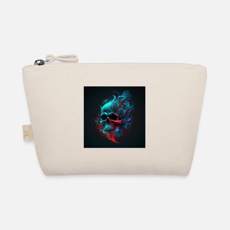 Smoking Skull Organic Pouch