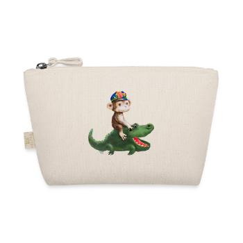 Drôle de singe sur la conception du crocodile - Trousse biologique - nature - Devant