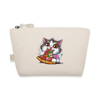 Pizza Cat - Organic Pouch - nature - Front