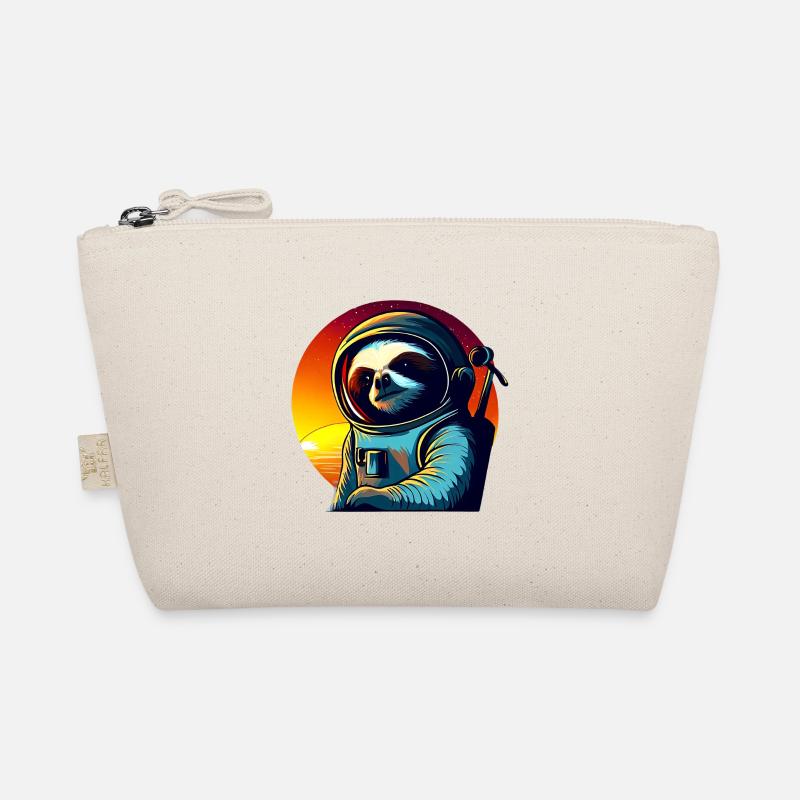 Lazyer in space at sunset Organic Pouch