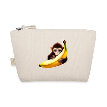 Monkey hide-and-seek banana - Organic Pouch - nature - Front