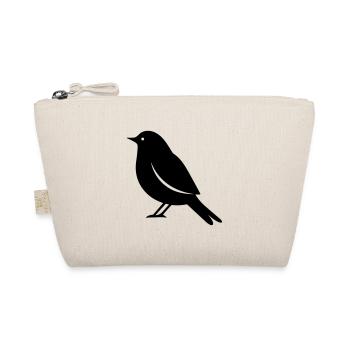 Little bird - Organic Pouch - nature - Front