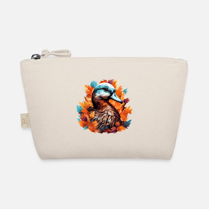 Canard doux dans le feuillage d’automne Trousse biologique