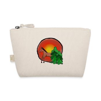 Sun, Horse, Nature, Forest, Horses, Pony, Children - Organic Pouch - nature - Front
