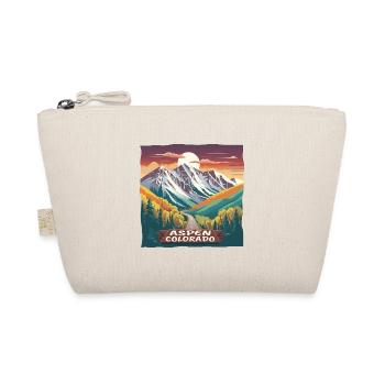 Aspen Colorado Winter Sports Ski Resort Skiing - Organic Pouch - nature - Front
