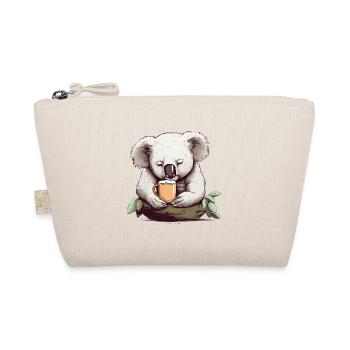 Niedlicher Koala Entspanntes Tier Kaffeebecher - Bio-Täschchen - Natur - Vorne