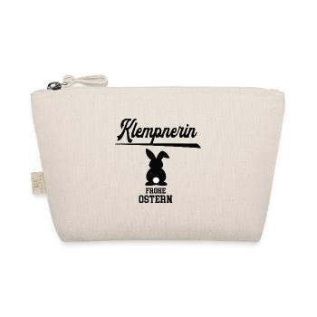 Klempnerin Ostern Geschenk Klempner Meisterin - Bio-Täschchen - Natur - Vorne