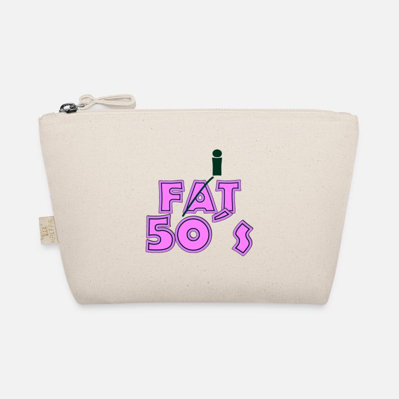 fat 50s pink darkgreen Bio-Täschchen