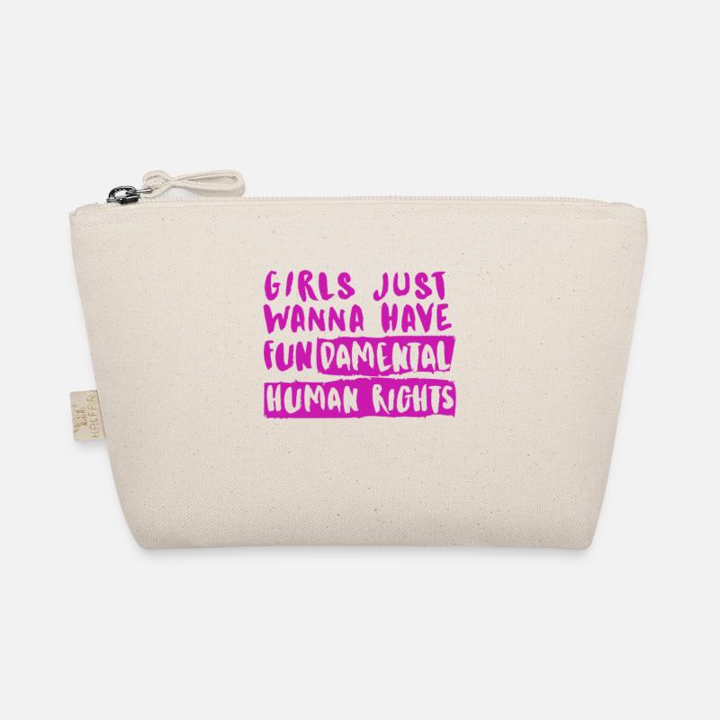FunDamental Rights pink - Bio-Täschchen - Natur