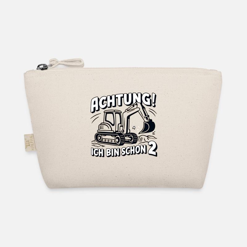 Ich bin schon 2 - Bagger Bio-Täschchen