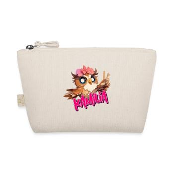 KAMILIA - Beau nom de fille avec un hibou mignon - Trousse biologique - nature - Devant