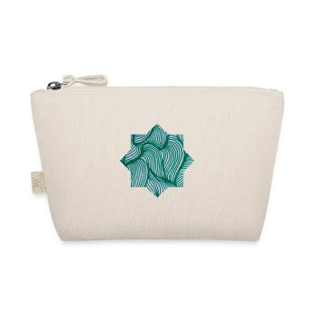 Stars - hand-painted by Martina Eßer - Organic Pouch - nature - Front