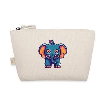 éléphant Halloween bande dessinée drôle - Trousse biologique - nature - Devant
