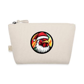 Rooster Christmas Animal - Organic Pouch - nature - Front