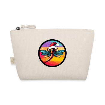 Dragonfly Christmas Animal - Organic Pouch - nature - Front