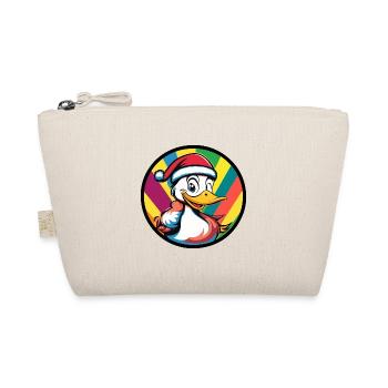 Duck Christmas Animal - Organic Pouch - nature - Front