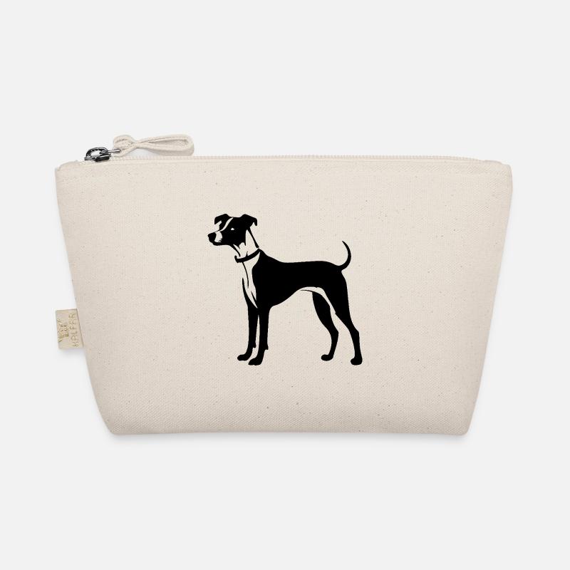 Whippet Hund - Bio-Täschchen - Natur