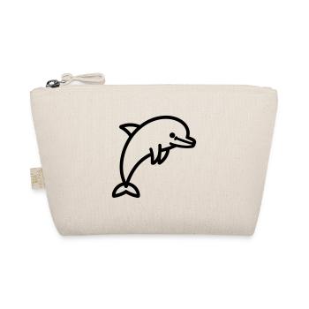 Delfin - Bio-Täschchen - Natur - Vorne