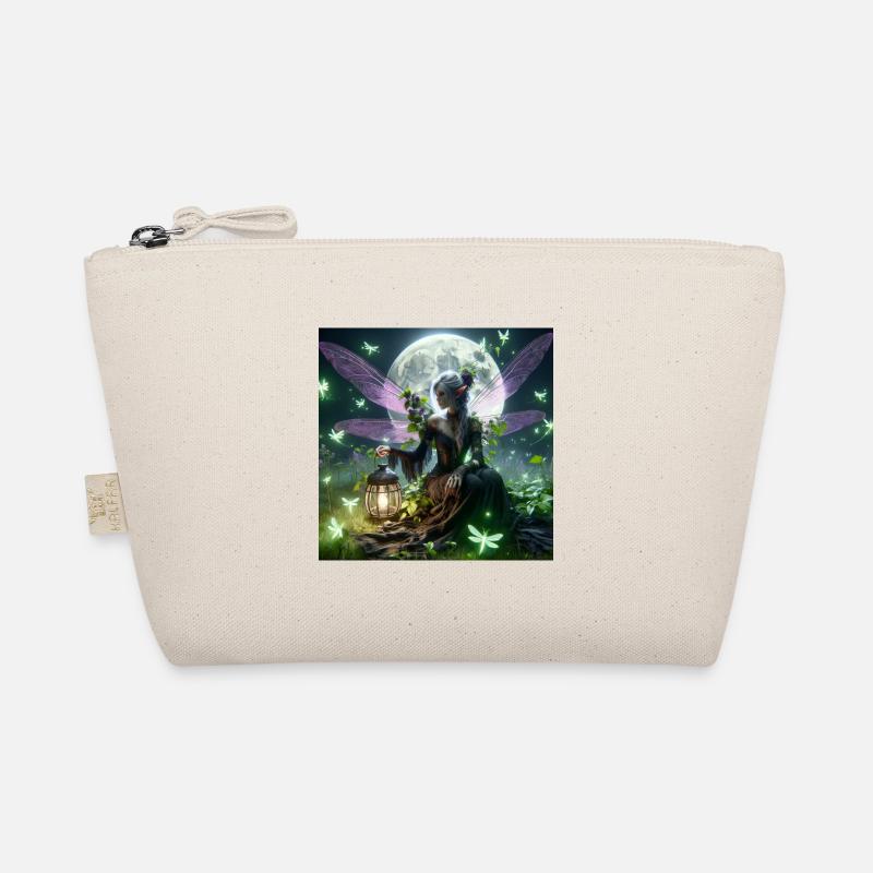 Gothic Elfe mit Laterne Bio-Täschchen