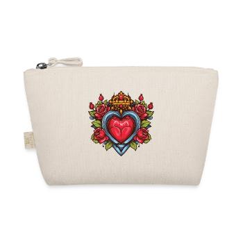Coeur Symbole Roses - Trousse biologique - nature - Devant