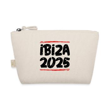 Ibiza 2025 Spruch - Bio-Täschchen - Natur - Vorne