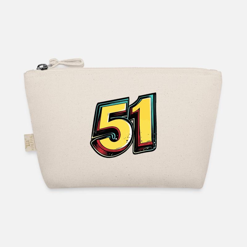 51 Zahl Comic Bio-Täschchen