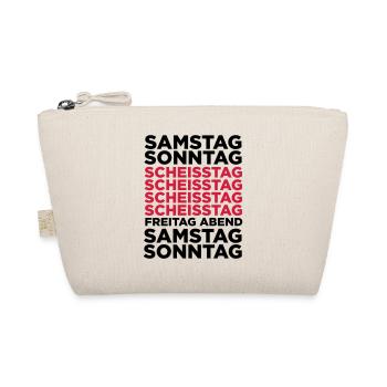 The shit day in a week! - Organic Pouch - nature - Front