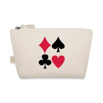Poker - Bio-Täschchen - Natur - Vorne