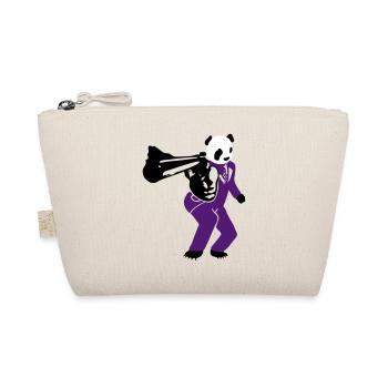 shooting panda 2 - Bio-Täschchen - Natur - Vorne