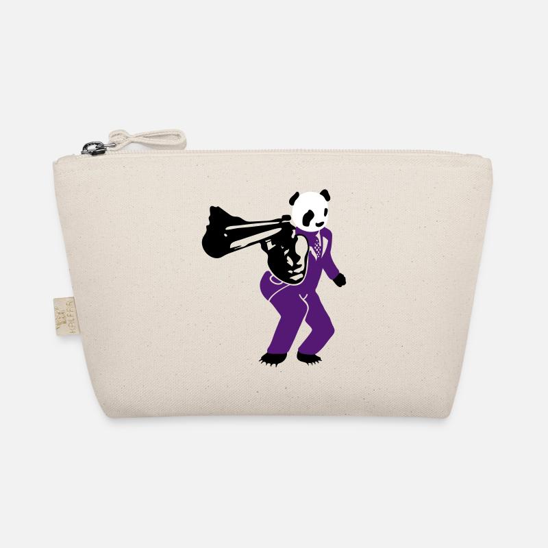 shooting panda 2 - Organic Pouch - nature