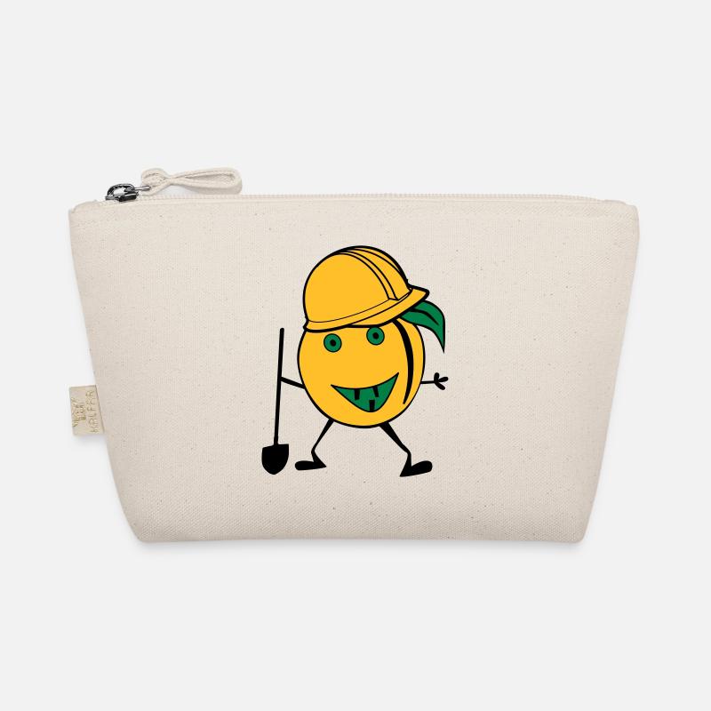 orange construction worker Organic Pouch