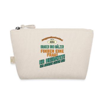 JGA Team - Brauer und Mälzer - petrol strong - Bio-Täschchen - Natur - Vorne