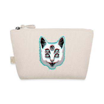 Glitch Cat - Organic Pouch - nature - Front