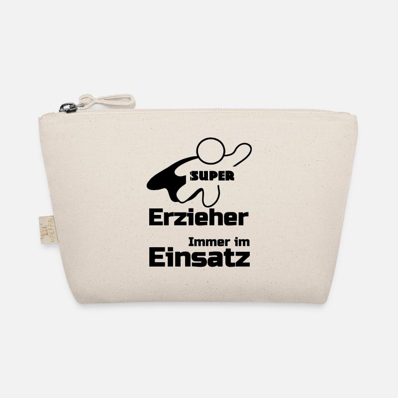 Super Erzieher Geschenk - Bio-Täschchen - Natur