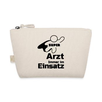 Super Arzt Geschenk - Bio-Täschchen - Natur - Vorne