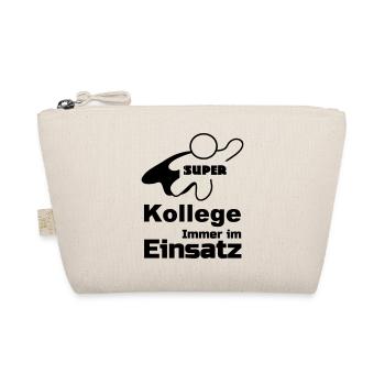 Super Kollege Geschenk - Bio-Täschchen - Natur - Vorne