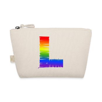 Rainbow L - Organic Pouch - nature - Front