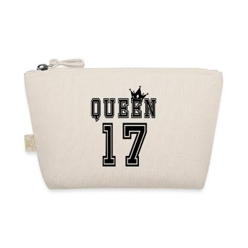 queen 17 - Bio-Täschchen - Natur - Vorne