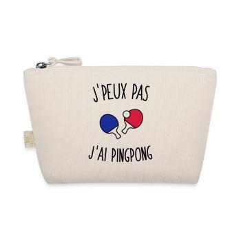 J'peux pas j'ai pingpong - Trousse biologique - nature - Devant