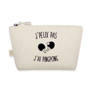 J'peux pas j'ai pinpong 1c - Trousse biologique - nature - Devant