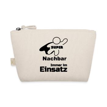 Super Nachbar Geschenk - Bio-Täschchen - Natur - Vorne