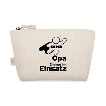 Super Opa Geschenk - Bio-Täschchen - Natur - Vorne