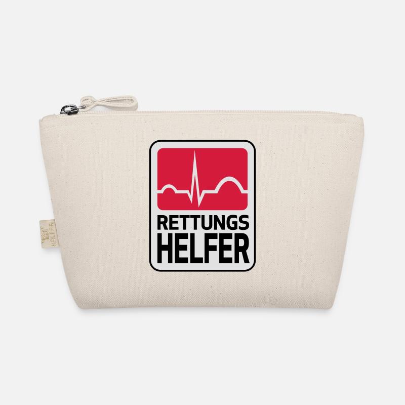 Rettungshelfer - Bio-Täschchen - Natur