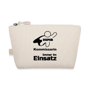 Super Kommissarin Geschenk - Bio-Täschchen - Natur - Vorne