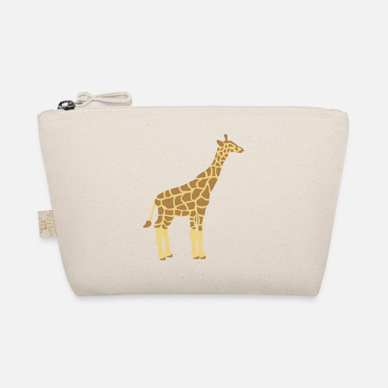 Giraffe für Kinder - Bio-Täschchen - Natur