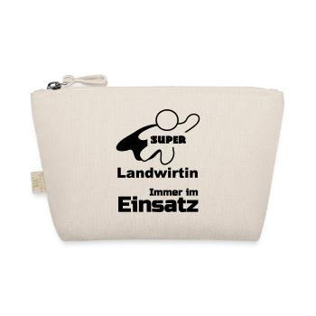 Super Landwirtin Geschenk - Bio-Täschchen - Natur - Vorne