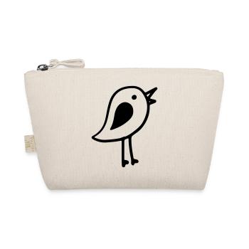 Vogel - Bio-Täschchen - Natur - Vorne