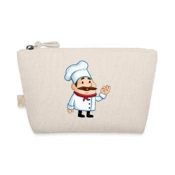 koch chef baker baecker kitchen kueche1 - Bio-Täschchen - Natur - Vorne